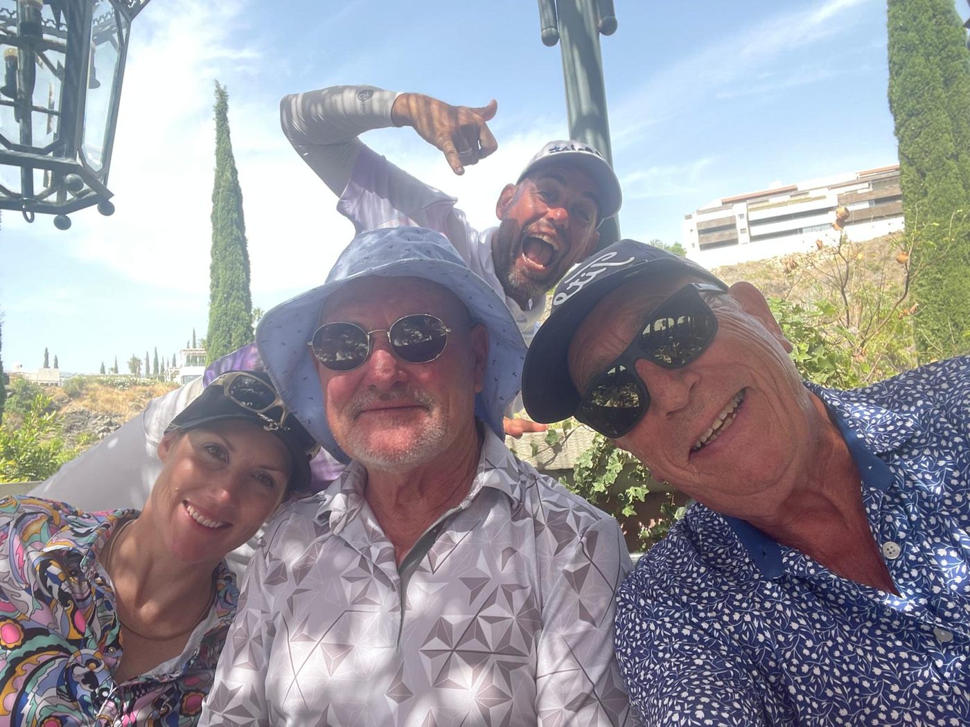 Society members enjoying a twilight round on the Costa del Sol